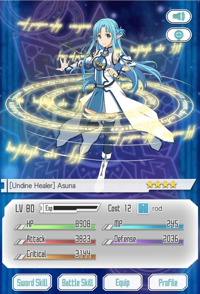 asuna undine version