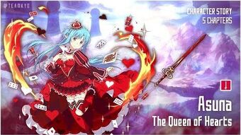 The Queen Of Hearts Asuna Sword Art Online Memory Defrag Wiki Fandom