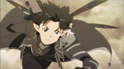 Kiritio heading to the new Aincrad