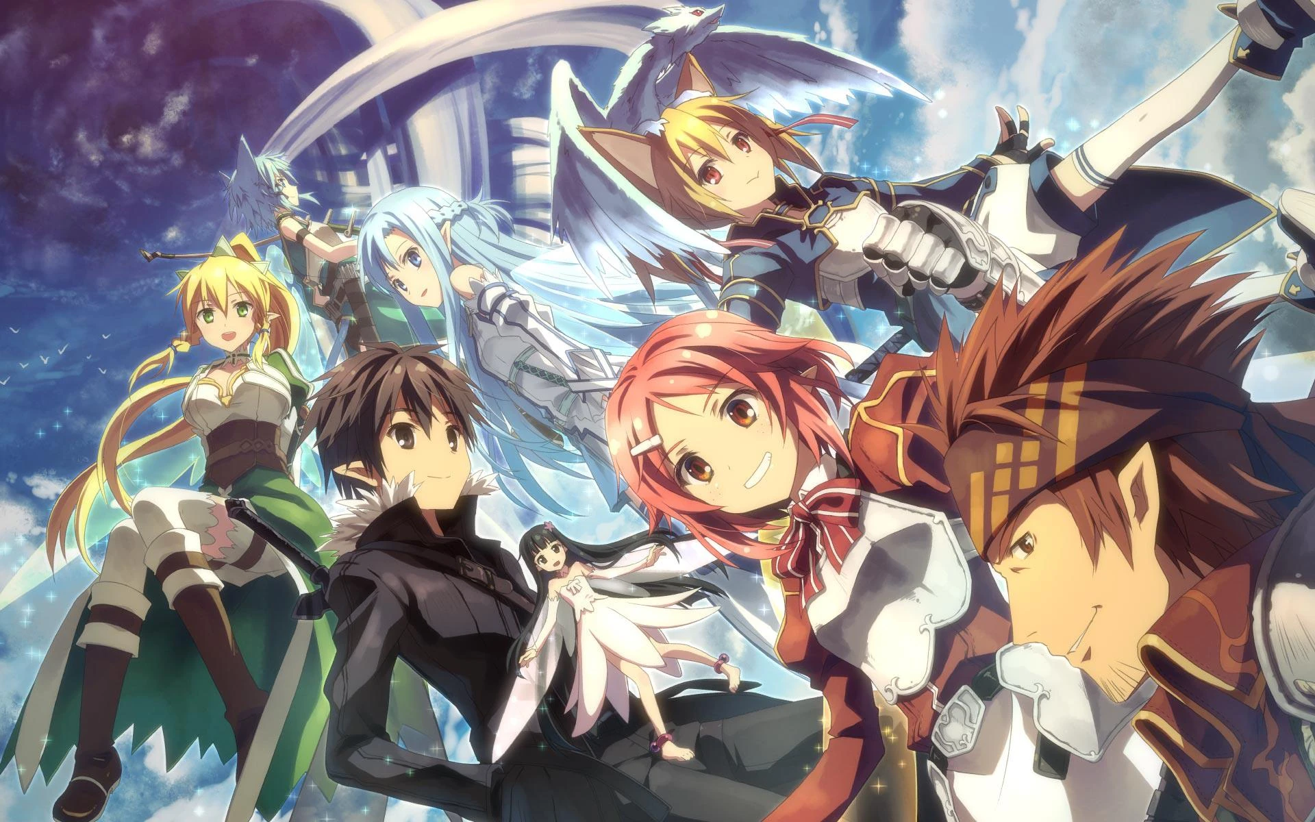sword art online all characters wallpaper