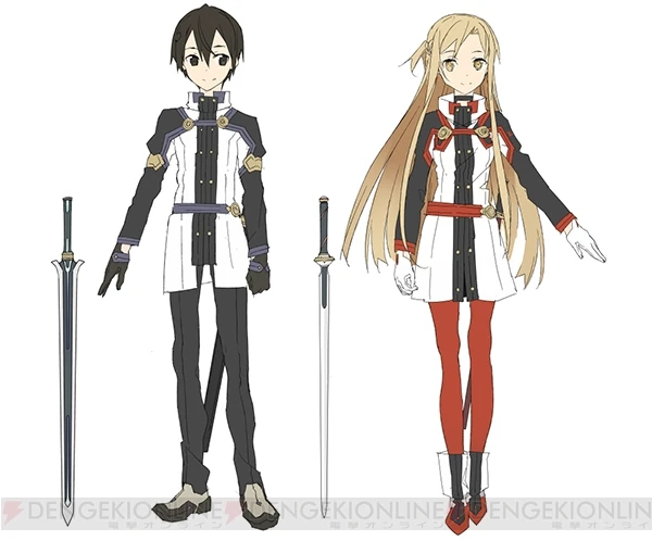 Image - Ordinal Scale - Kirito and Asuna conceptual designs.jpg | Sword ...