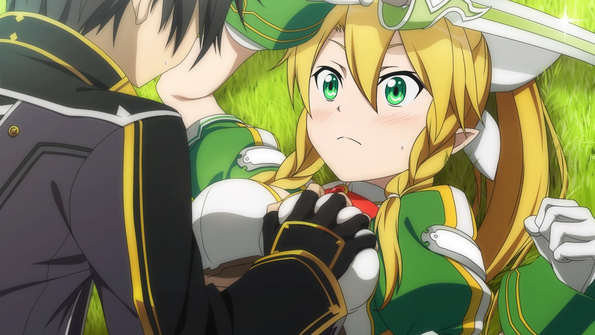 sword art online leafa and kirito