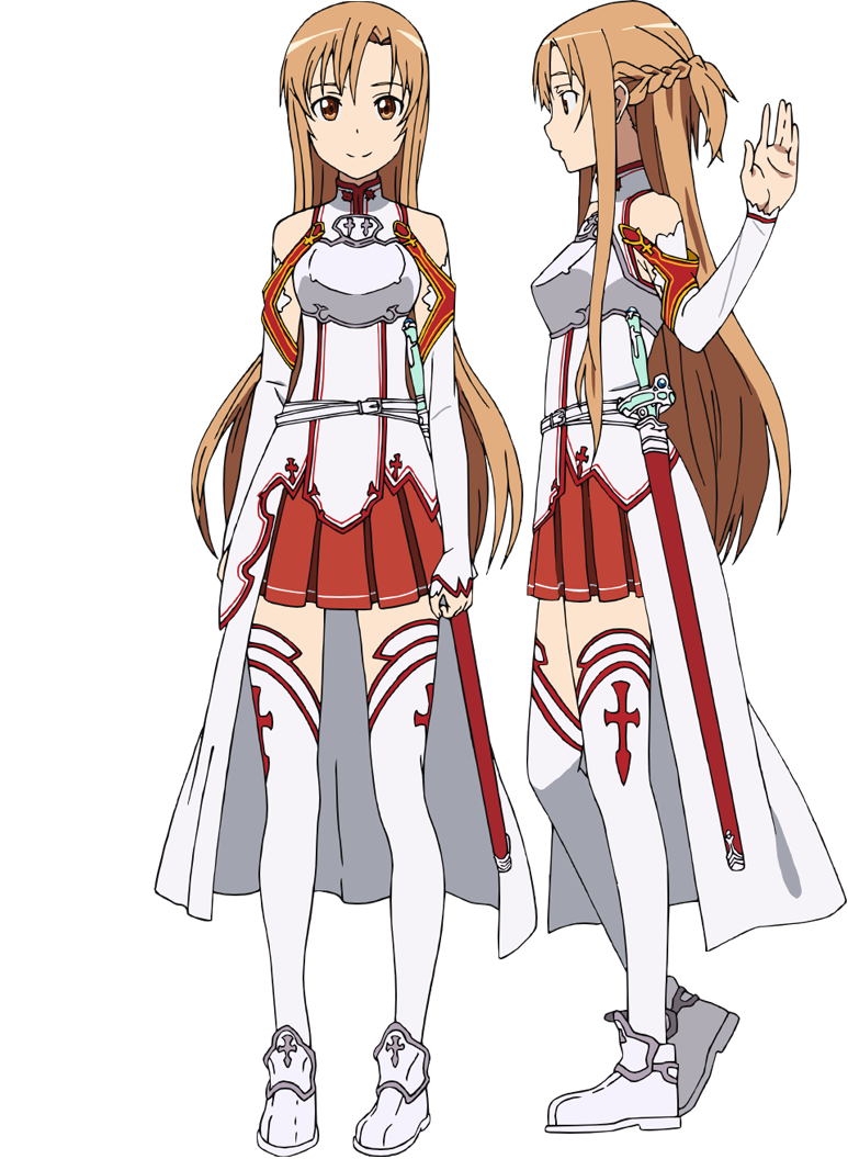 Image - Asuna's SAO Avatar Full Body.png | Sword Art Online Wiki