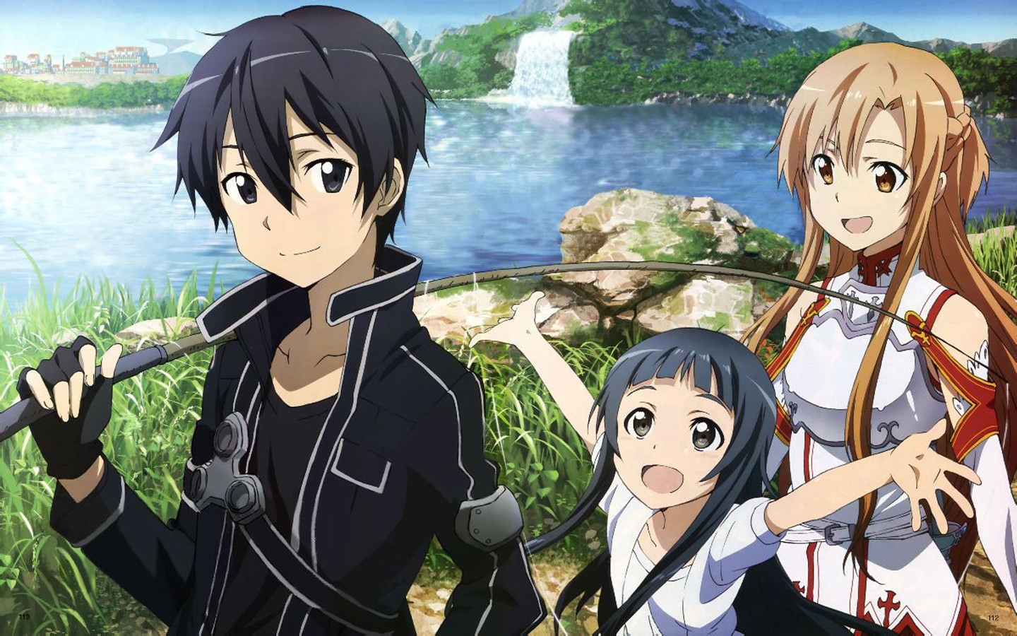 kirito and asuna statue
