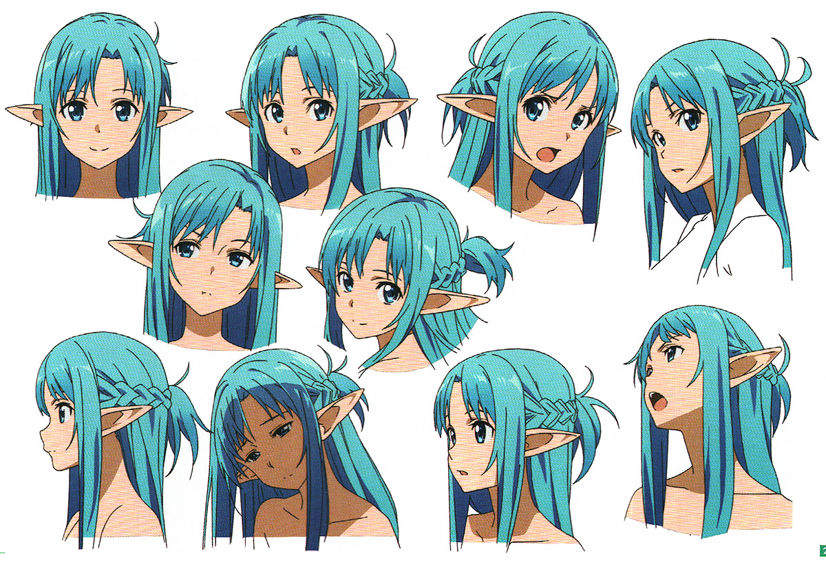 image asuna design works ii face png sword art online wiki sword art online design works