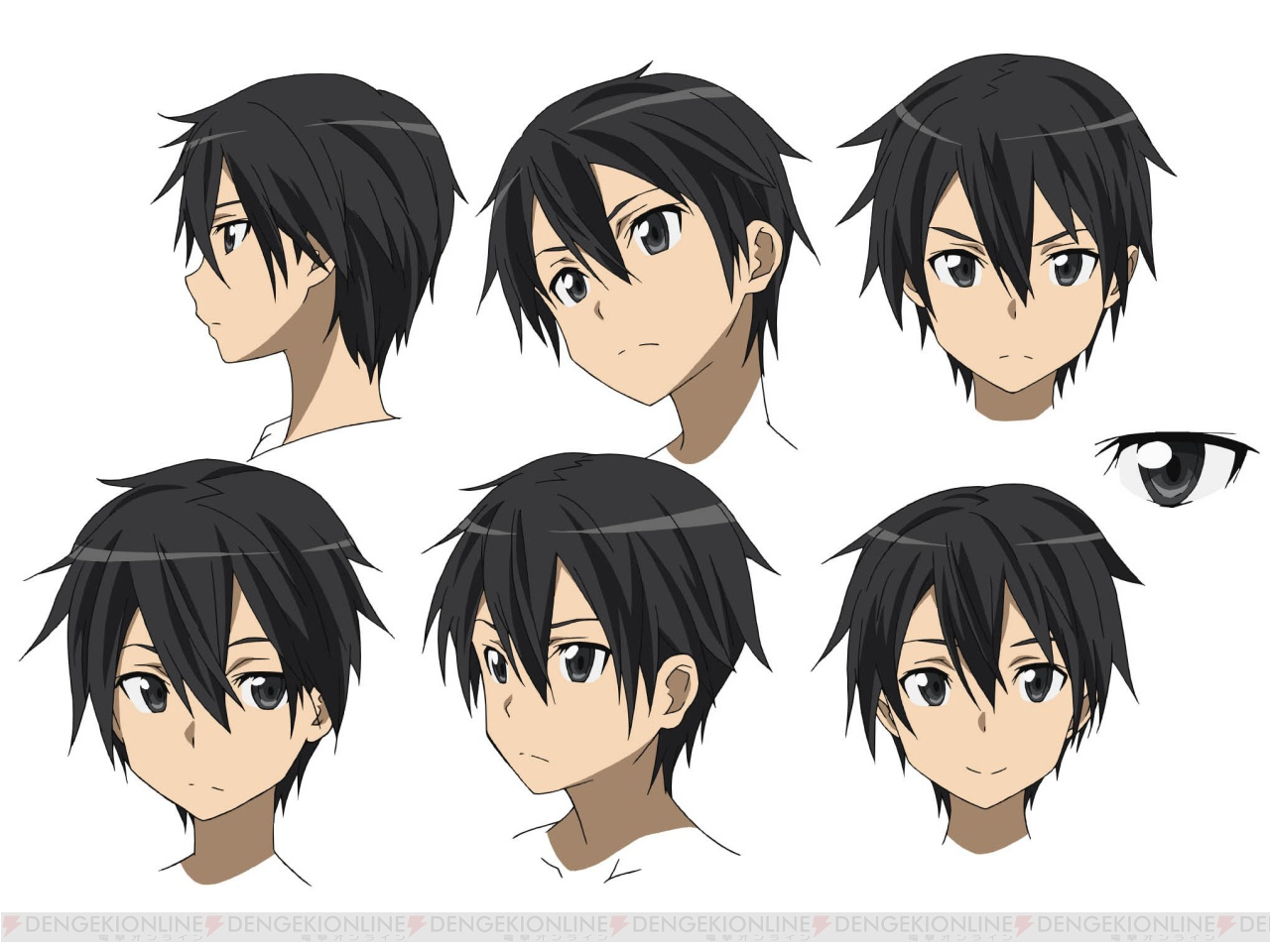 sword art online kirito face