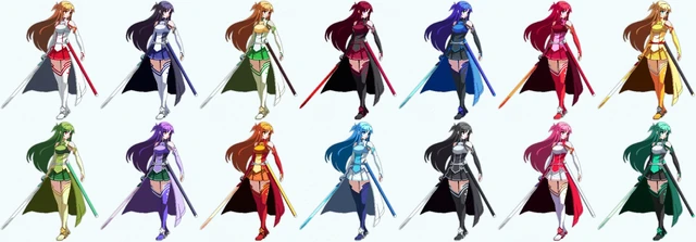 Image Dengeki Bunko Fighting ClimaxAsuna.png Sword