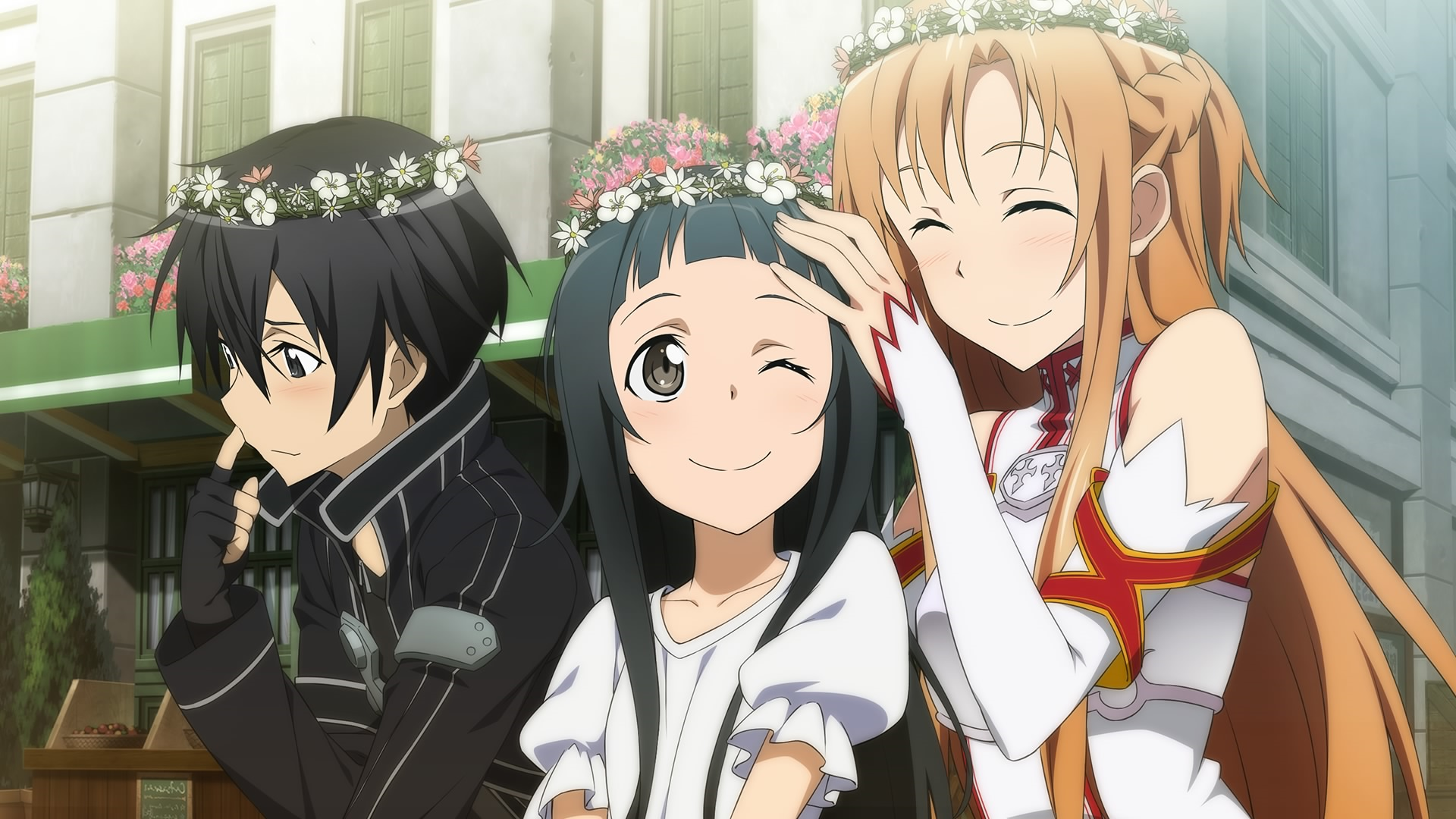 sword art online asuna and yui