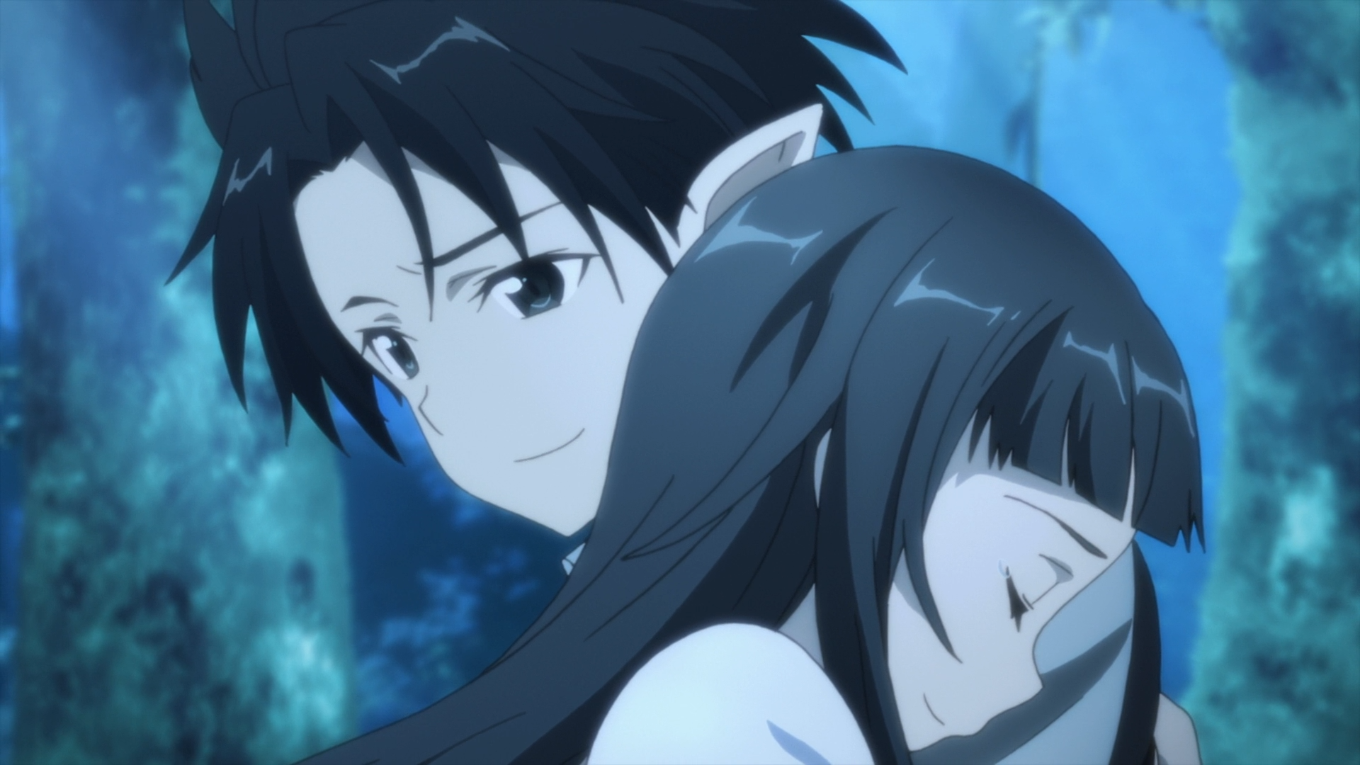 sword art online kirito and yui