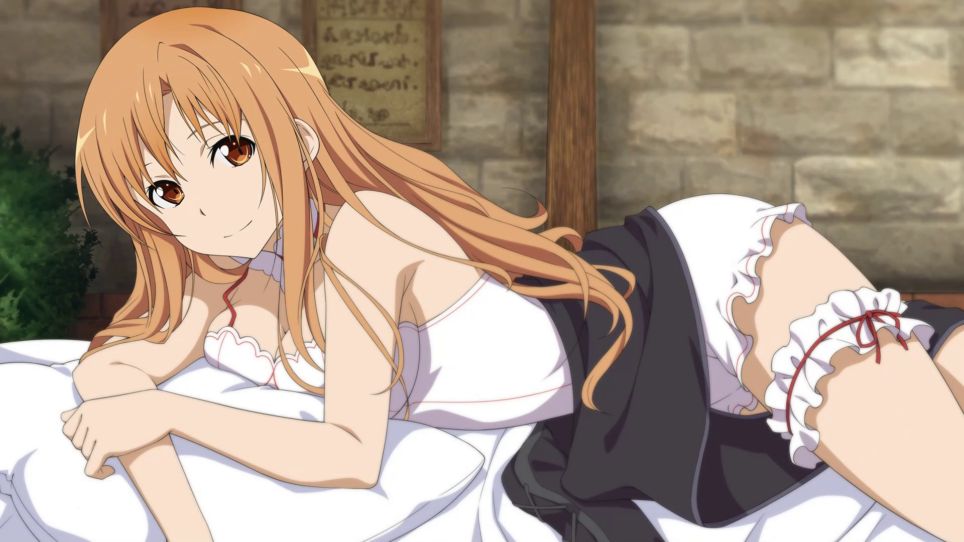 Image Asuna Bed Scene Hrpng Sword Art Online Wiki Fandom Powered By Wikia 5802