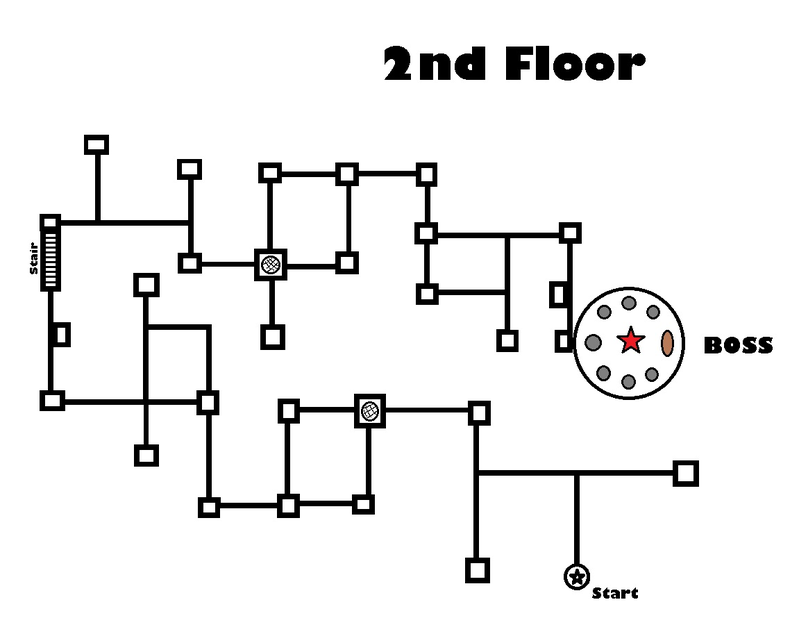 Swordburst 2 Floor 2 Map