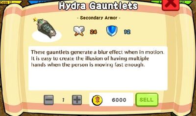 Hydra Gauntlets Text