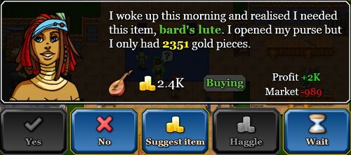 Suggest item example