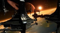Eternal Fleet above Voss
