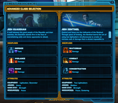 SWTOR Advanced Classes