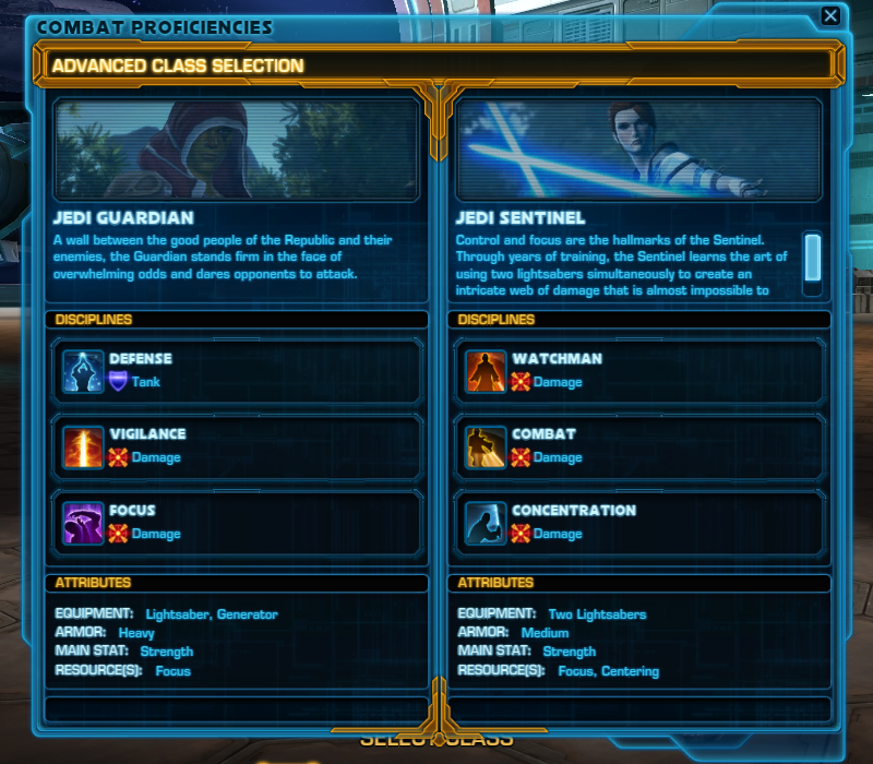 Advanced Classes Star Wars The Old Republic Wiki Fandom