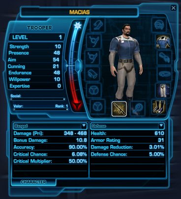 star wars the old republic trooper ranks