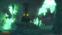 De Crystal mine op Ilum