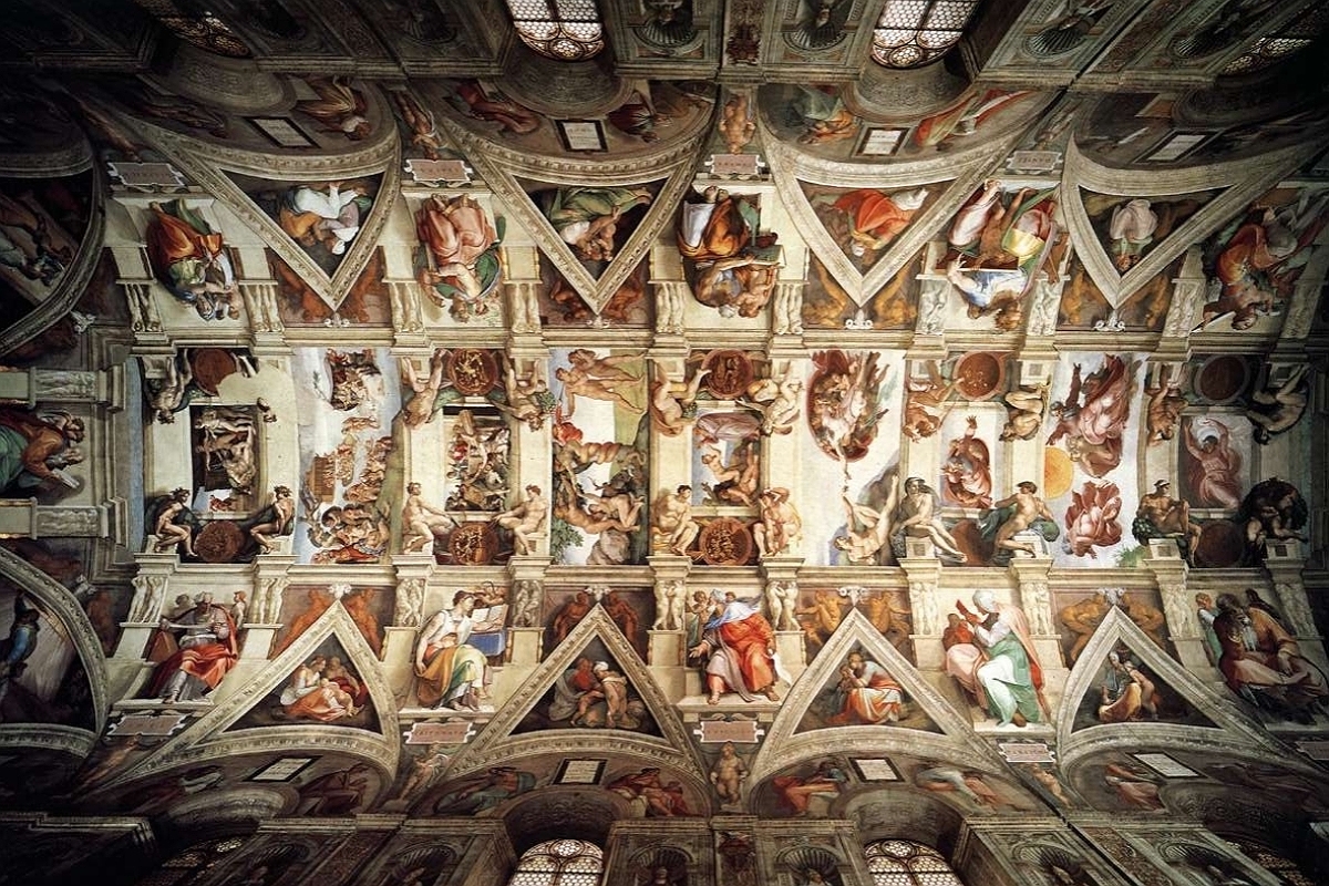 Michelangelo S Sistine Chapel Ceiling Sya Art History Wikia Fandom