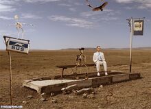 Forrest-Gump-and-a-Skeleton-at-a-Bus-Stop-in-the-Desert-128081