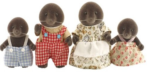 sylvanian families mole family