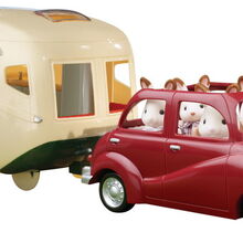 sylvanian families red saloon car