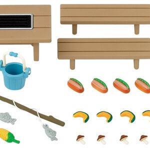 sylvanian families barbecue set