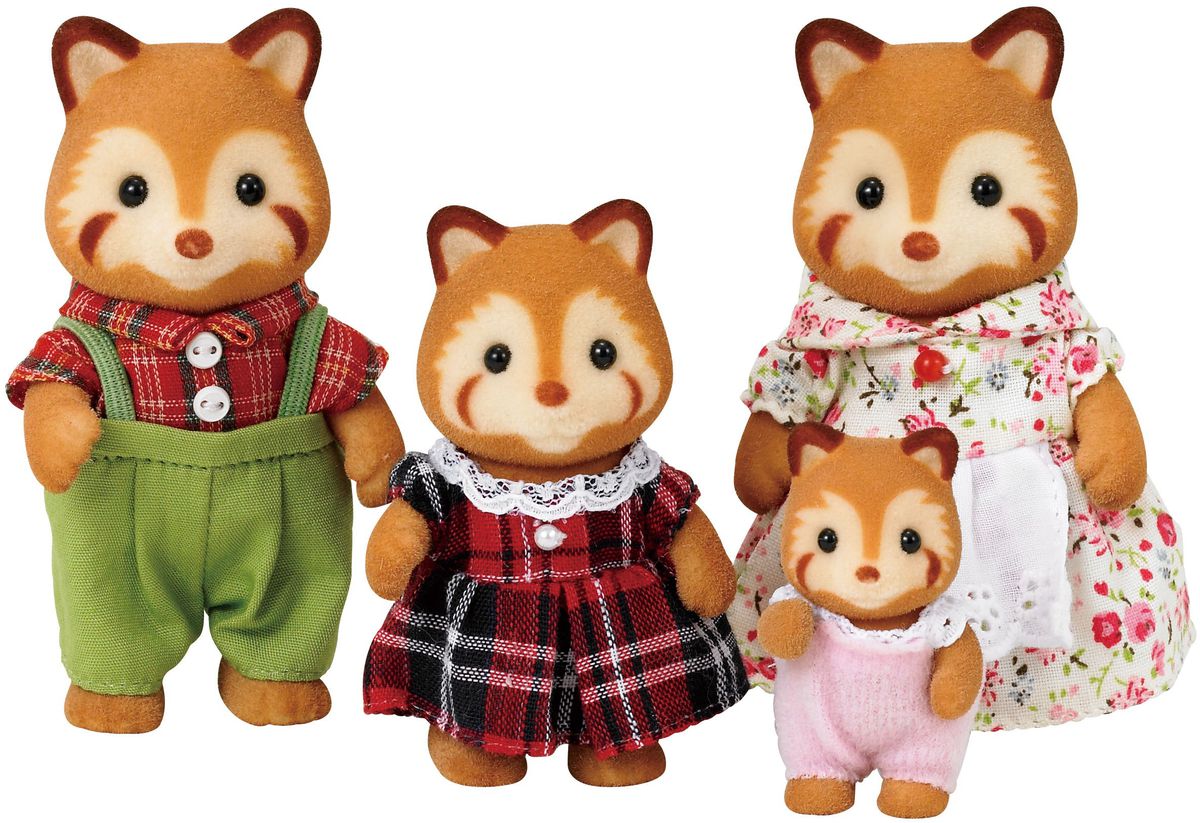 sylvanian families red panda family