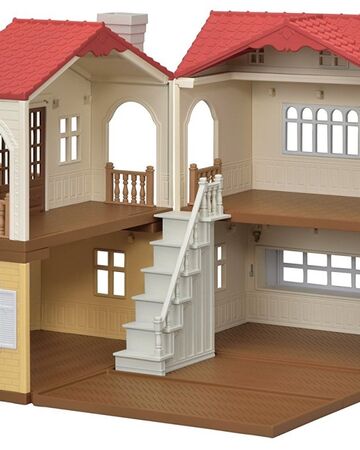 sylvanian families red roof mansion