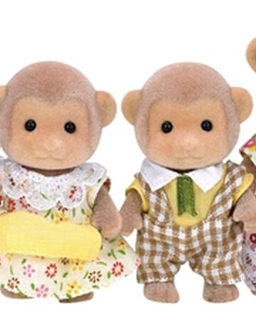sylvanian families monkey family set