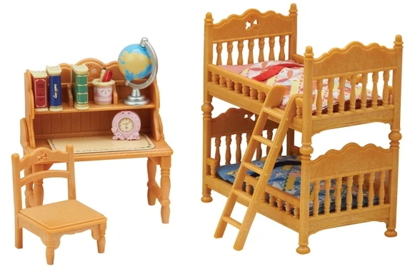 sylvanian childrens bedroom set