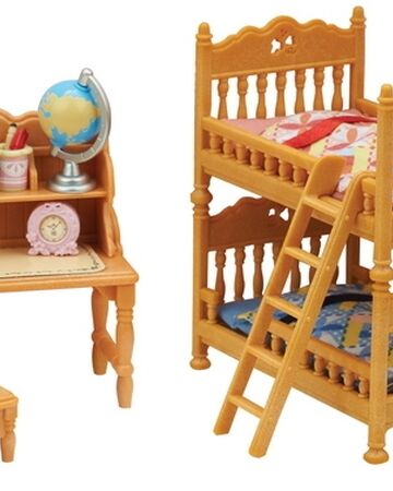 sylvanian childrens bedroom furniture