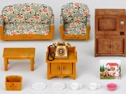 sylvanian deluxe living room set