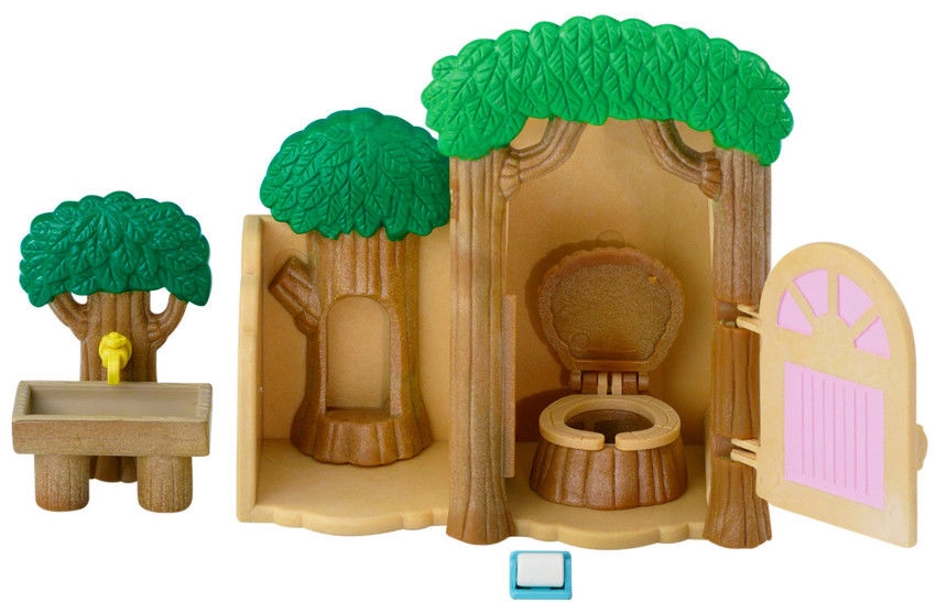 sylvanian families toilet set