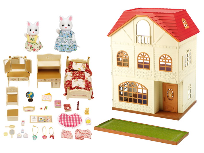 sylvanian families cedar terrace gift set