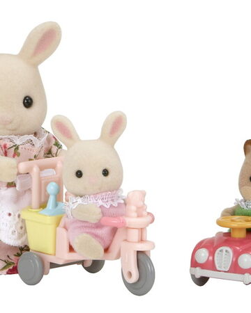 sylvanian families babies ride and play