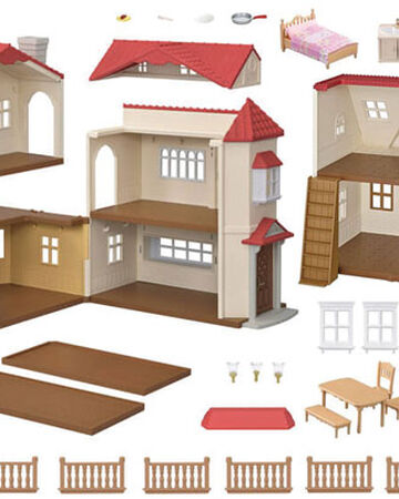 sylvanian families red roof