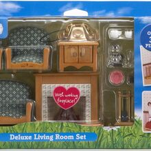 sylvanian families deluxe living room set