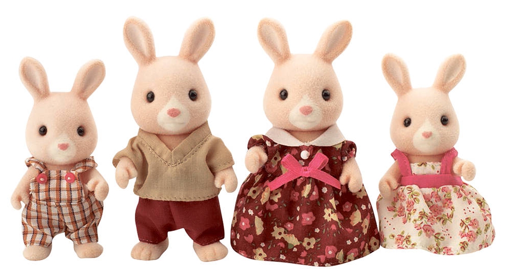 sylvanian families milk rabbit family