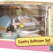 sylvanian families country bathroom set 5034