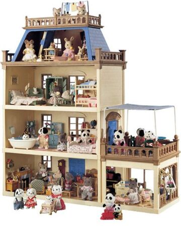 sylvanian families deluxe country mansion