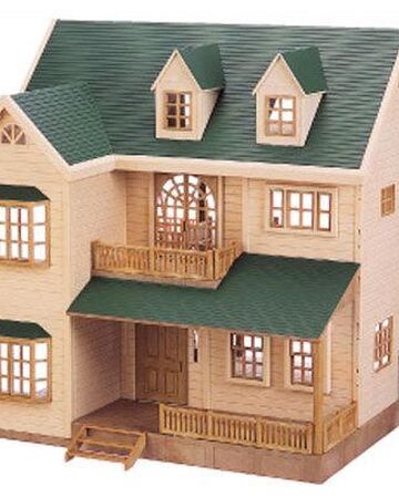 sylvanian families wooden house