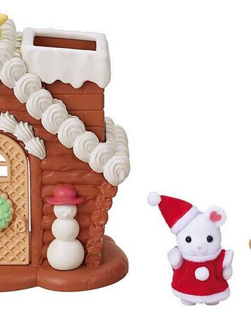 sylvanian families gingerbread house