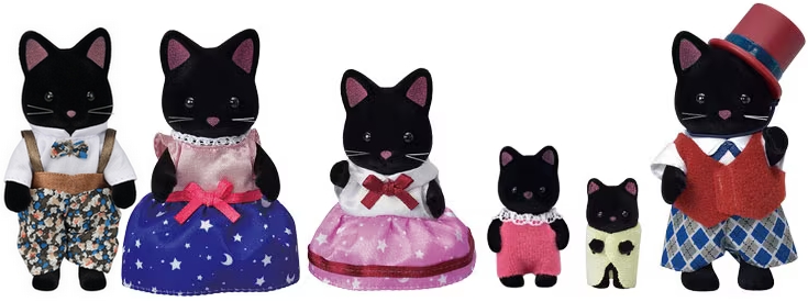 midnight cat sylvanian families