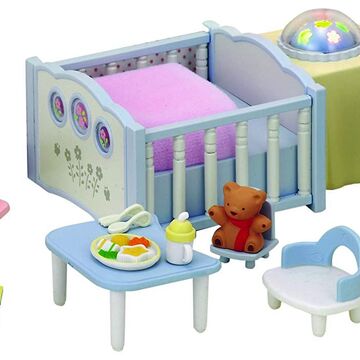 sylvanian families nightlight nursery set