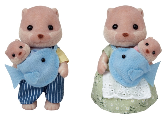 sylvanian families otter family