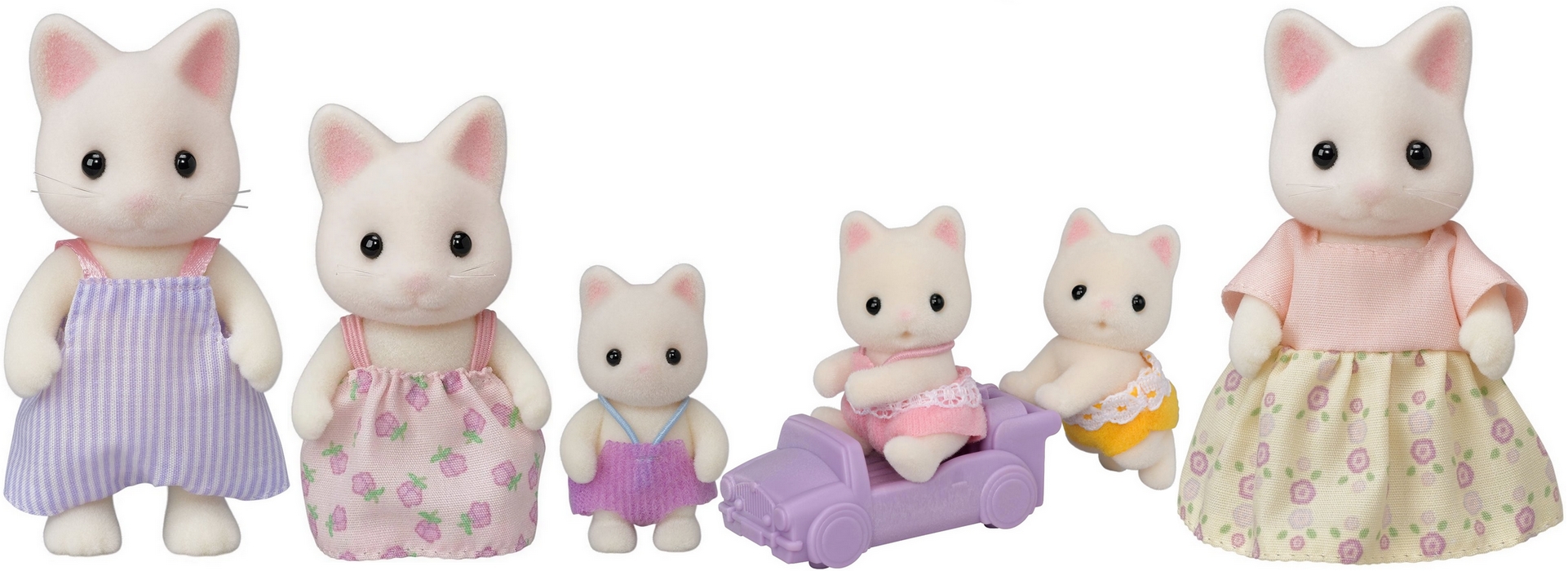 sylvanian families tuxedo cat family