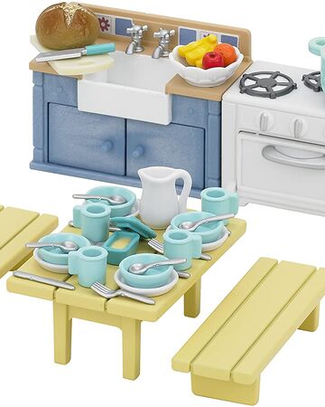 sylvanian families tea set