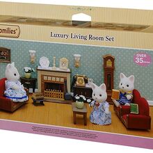 sylvanian luxury living room set