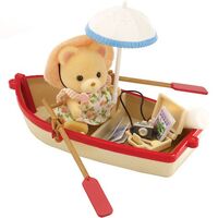 sylvanian families canal boat argos